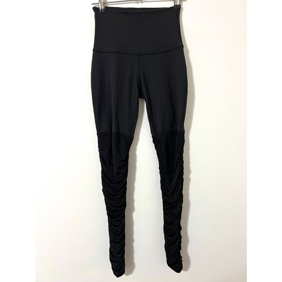 Beyond Yoga Black Ruched Legwarmer Legging Size S - Picture 2 of 7
